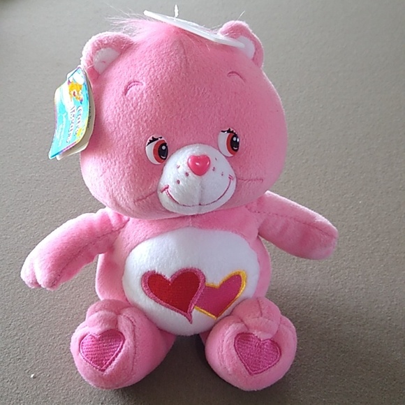Care Bears Other - Care Bear 2002 plush stuffed animal VINTAGE LOVE A LOT BEAR